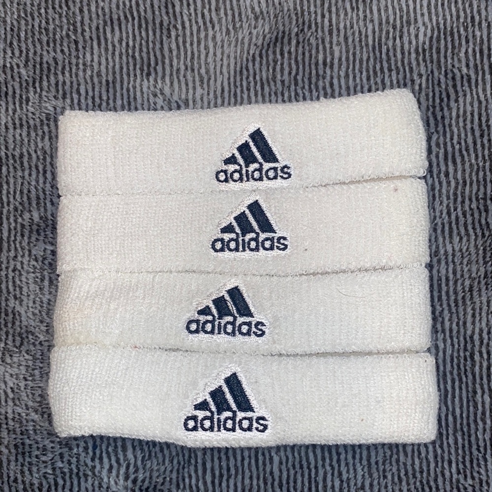 Adidas Arm/Leg Bands 4x (White)